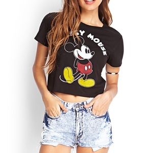 Mickey Mouse Crop Top